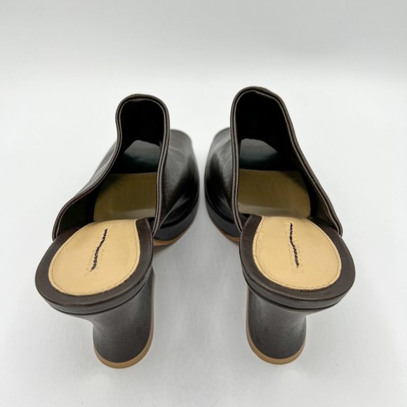 Bottega Veneta Platform Brown Leather Sandals Size 39.5 - Picture 5 of 9